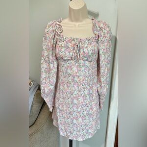 Faithfull the‎ Brand Revolve Pastel Floral Dress Coquette Girl